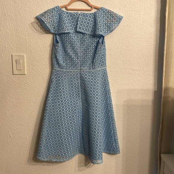 NWOT Draper James Baby Blue Lace Dress size 0 - Picture 8 of 8